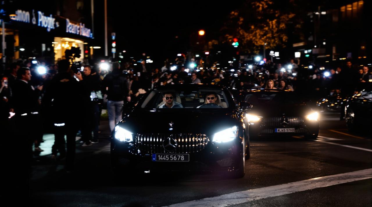 某顶流明星深夜被拍与神秘女子同乘豪车，粉丝炸锅！